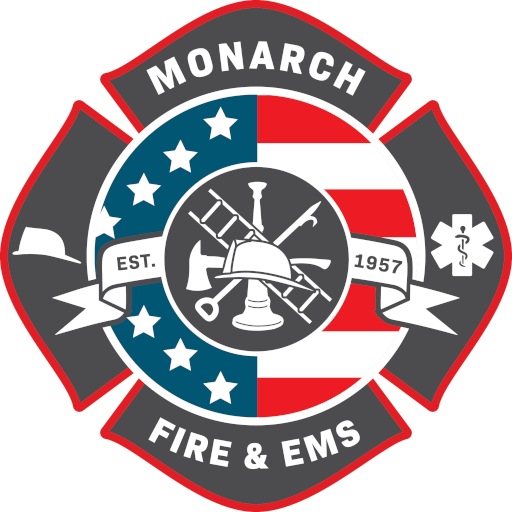 Monarch Fire and EMS logo
